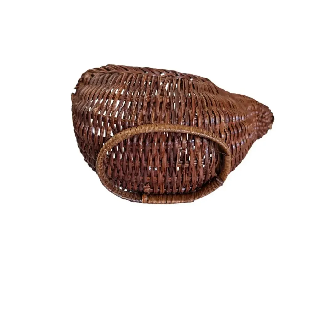 Vintage Avon Wicker Menagerie Rabbit Basket 1986 Brown Cottagecore Farm Holiday
